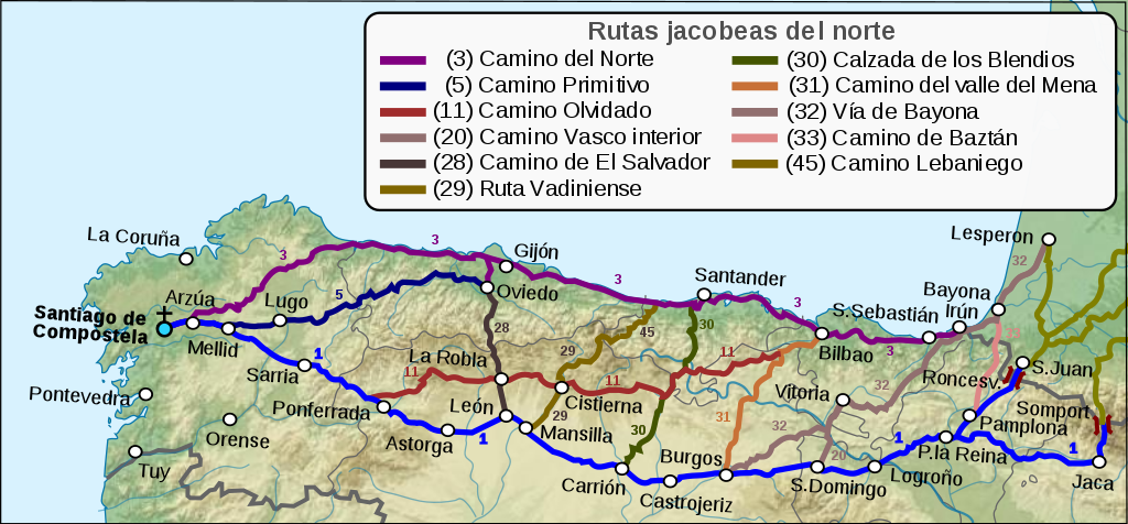 ≫Las 4 principales rutas del【Camino de Santiago】2021 — KIKE ARNAIZ